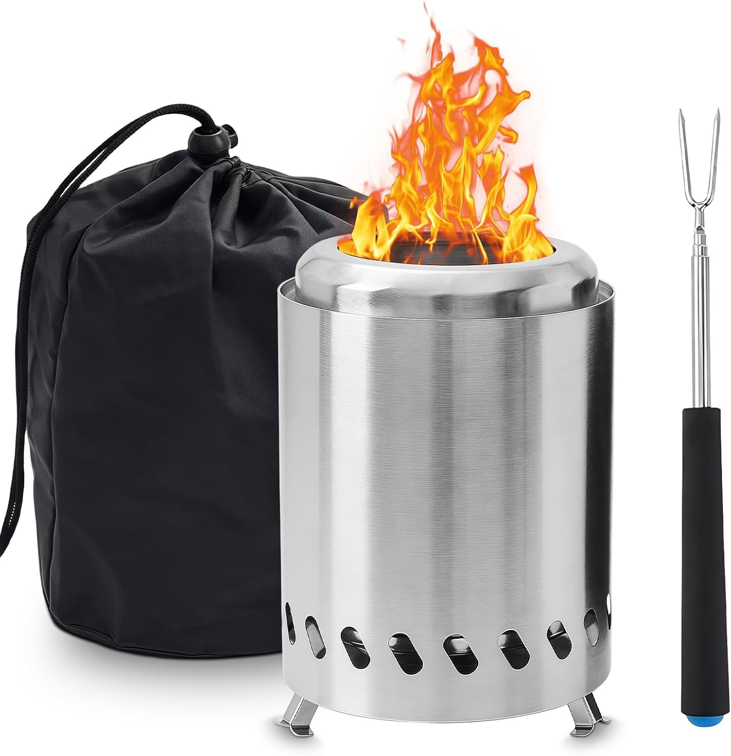 Braciere Professionale 20cm Acciaio Inox AISI 304 Smokeless