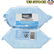 Makeup Remover Cleansing Towelettes 80 Count Alcohol Free Gentle Eye Safe Wipes