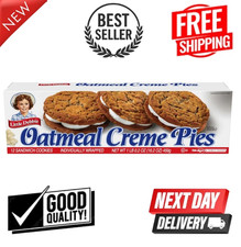 Little Debbie Oatmeal Crème Pies, 12 Individually Wrapped Sandwich Cookies, 16.2