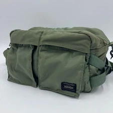 Porter Yoshida Bag TANKER Body Bag Sage Green Vintage Used Expensive