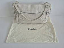 Vintage Furla Whipstitch Detail Large Leather...