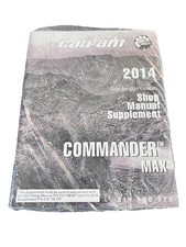 2014 Can-am Commander Max Shop Manual Supplement 219100773 New In Wrapping