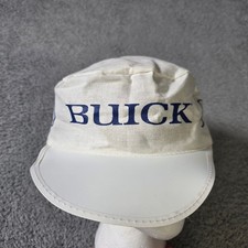 Buick Mens OSFM Painter Hat White 1990 VP Fair Official Car Promo Cap USA Made