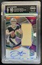 2023 Spectra Jake Haener Radiant Rookie Patch Celestial Auto #/75 Arena 9/10