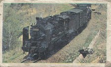D51 Steam Locomotive Train Quiz Card Menko Card Japanese Vintage