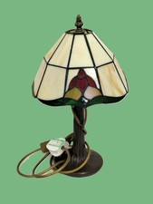 Vintage Tiffany Style Stained Glass Table Lamp