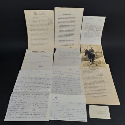 Lot of 11 documents by Alessio, director Isotta Fraschini/Alfa Romeo 1960s