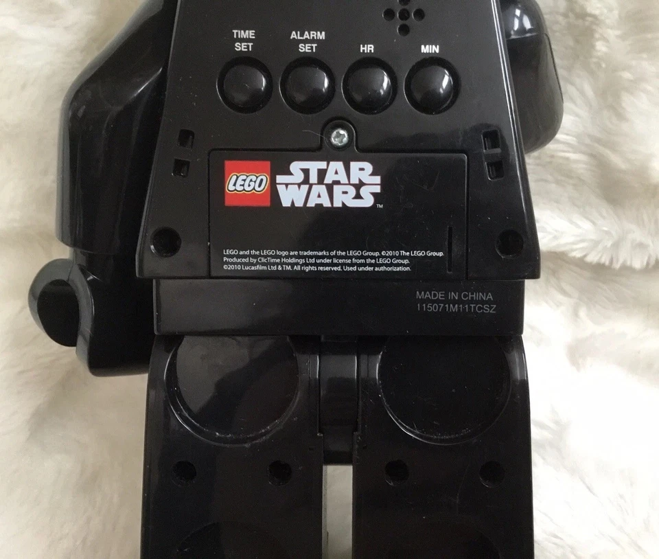 LEGO Star Wars Darth Vader Minifigure Alarm Clock - 2010 Release - Tested Works - Image 4 of 4