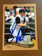 Signed 2002 Topps Opening Day - Craig Wilson #403
