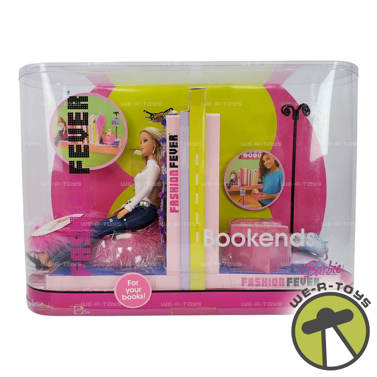 Barbie Fashion Fever Bookends Doll & Playset 2005 Mattel #H9828