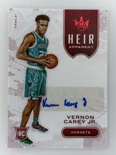 Vernon Carey Jr. 2020-21 Court Kings  #HA-VCJ Heir Apparent Ruby /99 Autograph