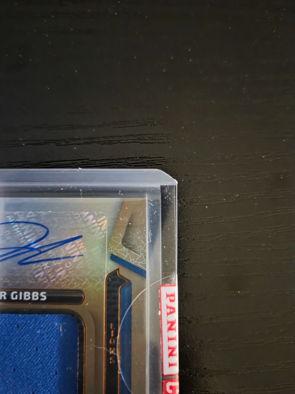 Jahmyr Gibbs 2023 Certified Freshman Fabric Auto Patch RC 20/99 FFMS-15 view 6