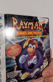 Sega Saturn Rayman Playable DEMO Disc Tested Wrking