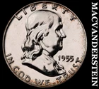 1955 Franklin Half Dollar - Choice Gem Proof  Lustrous  No Reserve  #J8770
