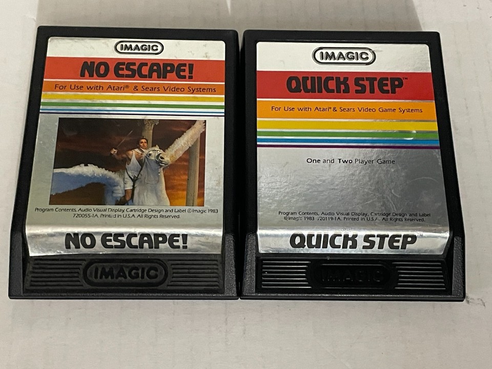 Jeu Atari 2600 No Escape, Boîte Originale Américaine NTSC (sans Notice)