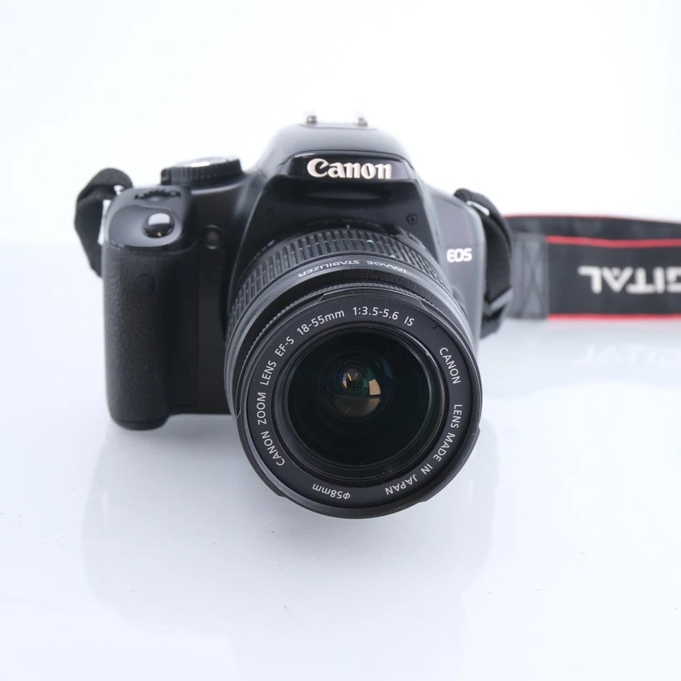 Cámara réflex digital Canon EOS 450D 18-55 mm EF-S f3,5-5,6 IS Kit de lentes Sensor APS-C de 12,2 MP Foto 3 de 4