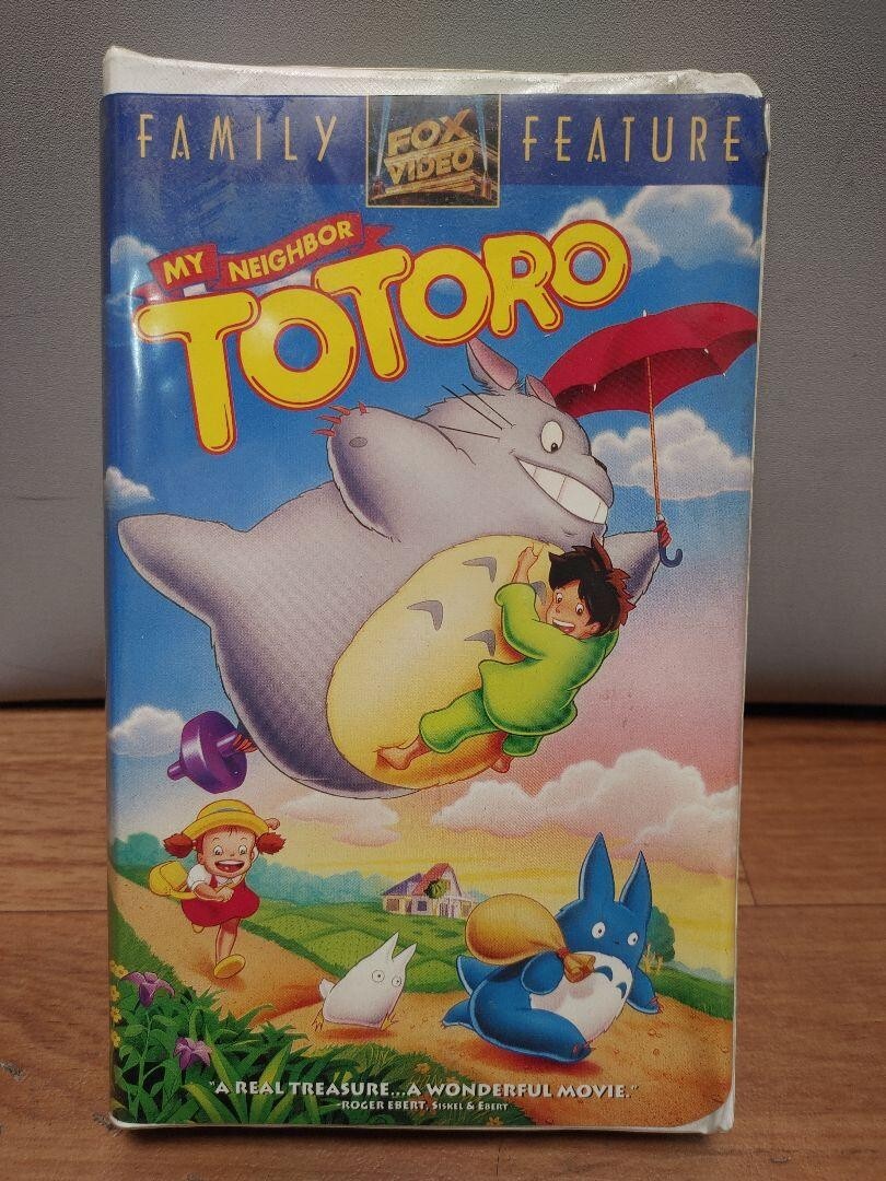 My Neighbor Totoro video tape FOX English version Totoro VHS