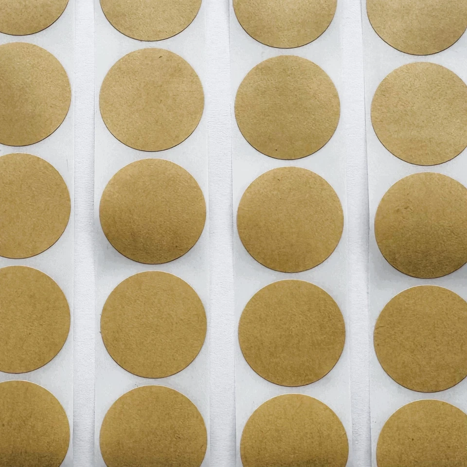 runde Kraftpapier Aufkleber 2,5cm Sticker zum Beschriften Verzieren Dekorieren - Bild 2 von 3