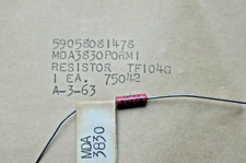 5 Stück MIL - Präzisions-Widerstand 383R  +-1%; Typ: RN60B aus BW - Bestand