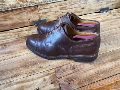 Crockett and jones sedbergh Dark brown captoe leather oxford shoes