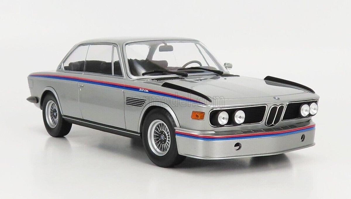 Minichamps 1973 BMW 3.0 CSL Coupe Silver Sealed Body 1:18