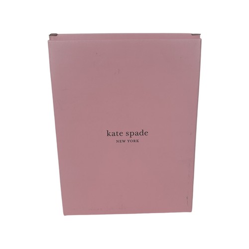 NEW Wine Glass KATE SPADE LENNOX Charlotte Street White Stripe Swirl NIB 16-oz - Picture 2 of 11