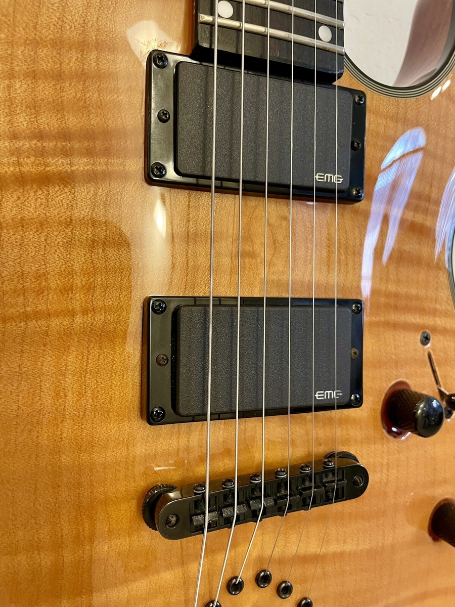 2013 Dean Custom 450 Flame Maple Carved Top EMG 81/85 Pickups Set