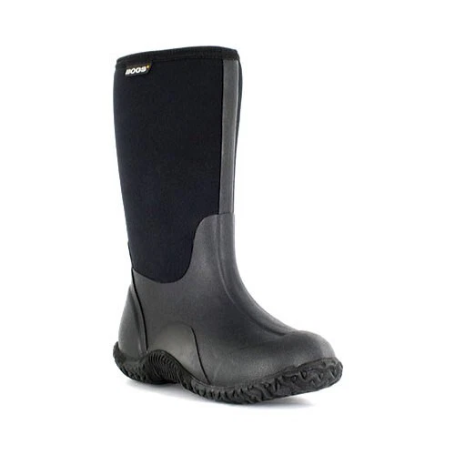 Bogs Z120110 Niños Negro 'Classic High' Impermeable Bota de Lluvia Talla 4 M Foto 3 de 4