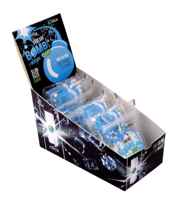 3 Displays (30x) Fresh Bomb Duo Slim Filters 6mm
