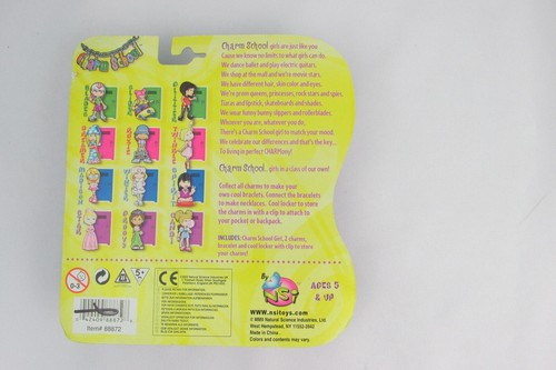 NUOVO in confezione lotto di 2 bracciali charm scuola, slider e Candi di NSI Toys - Foto 5 di 9