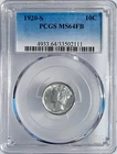 1920 S Mercury Dime 10C PCGS MS 64 FB