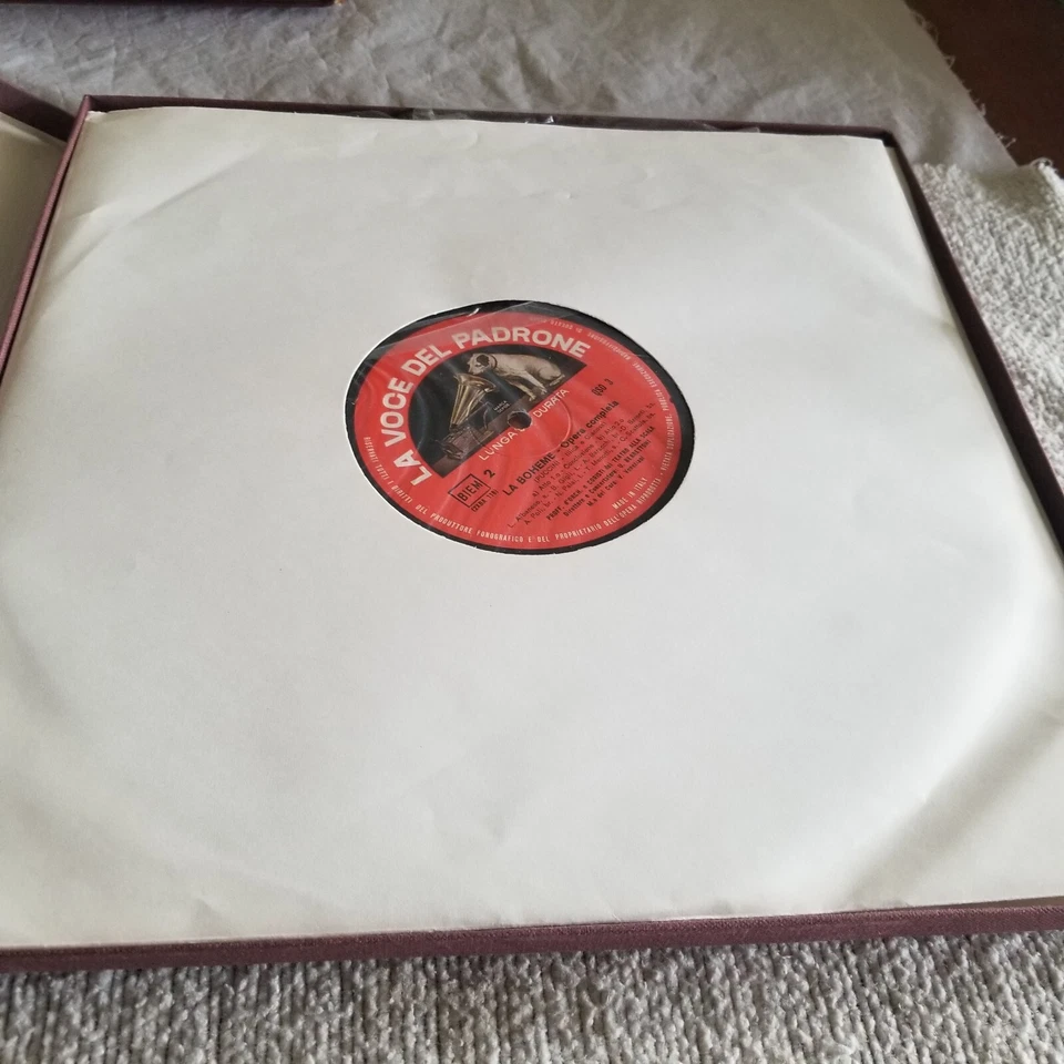 Stasera All’ Opera La Boheme - La Voce Del Padrone – QSO 3/4 - 2 LP-1967 Italy - Image 4 of 4