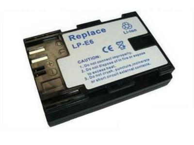 AKKU 2000mAh für Canon LPE6 LPE-6 LP-E6 für Batteriegriff BG-E7, BG-E9, BG-E13