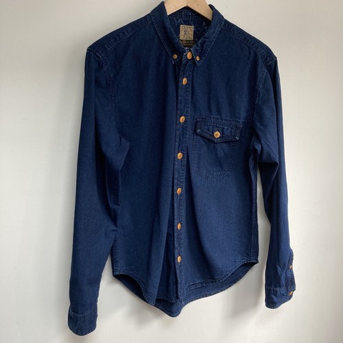 PRPS Denim Shirt Size Medium Blue Long 