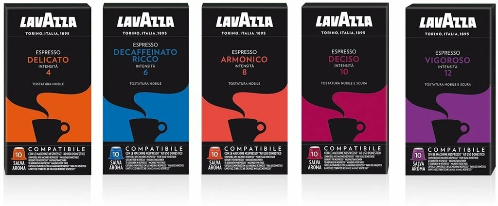 Lavazza Nespresso Coffee Capsules Compatible