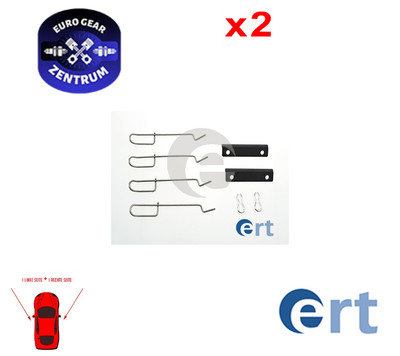 2pcs disc brake pad accessory set ERT 420028 for Citroën/Daewoo 2 PCS