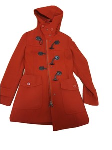 benetton red coat