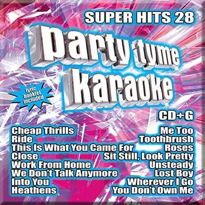 Party Tyme Karaoke - Super Hits 28 [16-song CD+G] - Audio CD - VERY GOOD