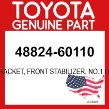 Toyota Genuine 48824-60110 Bracket Front Stabilizer No.1 LH 4882460110 OEM