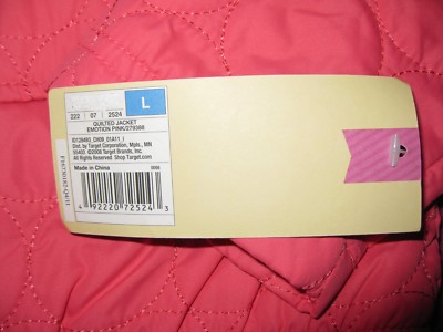 Cherokee Quilted girl Jacket Emotion pink size L US | eBay