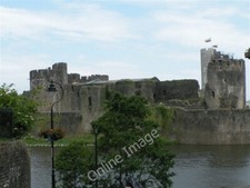 Photo 6x4 View of Caerphilly Castle from the south Caerphilly/Caerffil  c2009