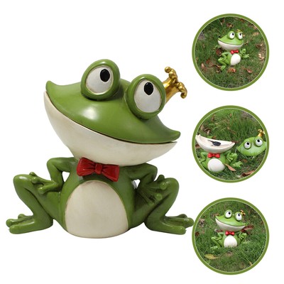  Froschförmige Gartenschlüssel-Aufbewahrungsbox, Schlüsselversteck,