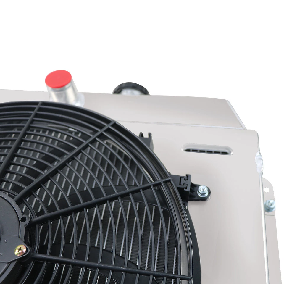 For 1949-1954 Chevy Bel Air Sedan V8 Fleetline 3 Core Radiator+Shroud Fan Kits Foto 4 de 4