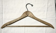 Vintage Wood Clothes Coat Hanger Sheraton Hotels US, Hawaii, Canada, Overseas
