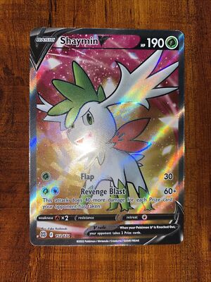 Pokemon Shaymin V Full Art Brilliant Stars 152/172 Holo MINT PACK FRESH |  eBay