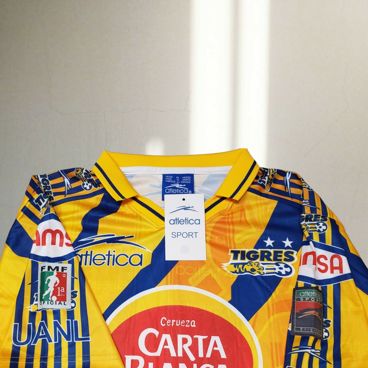 TIGRES UANL Home 97/98 - Retro - Soccer - Atletica - Medium (USA