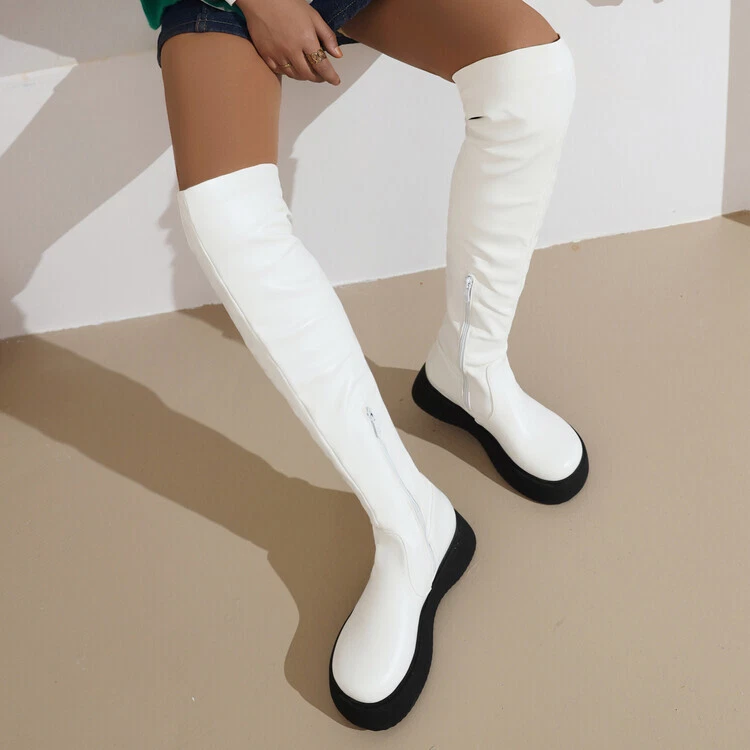 Thigh high boots for small cheap feet