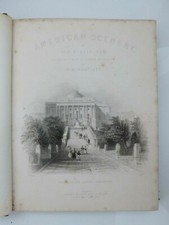 Antique Rare Antiquarian Book, American Scenery, N.P.Willis, Bartlett - 1838
