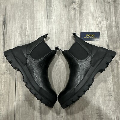 Ralph Lauren Polo Oslo Chelsea Boot Black Size 9.0