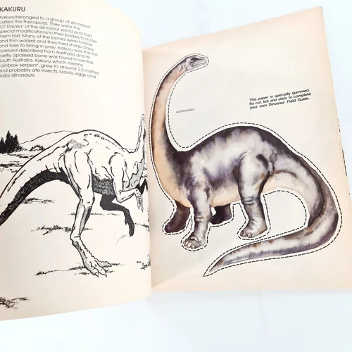 Dinosaurs & Diprotodons - Games Activities Recipes Stickers (1985, Paperback) - Picture 11 of 12